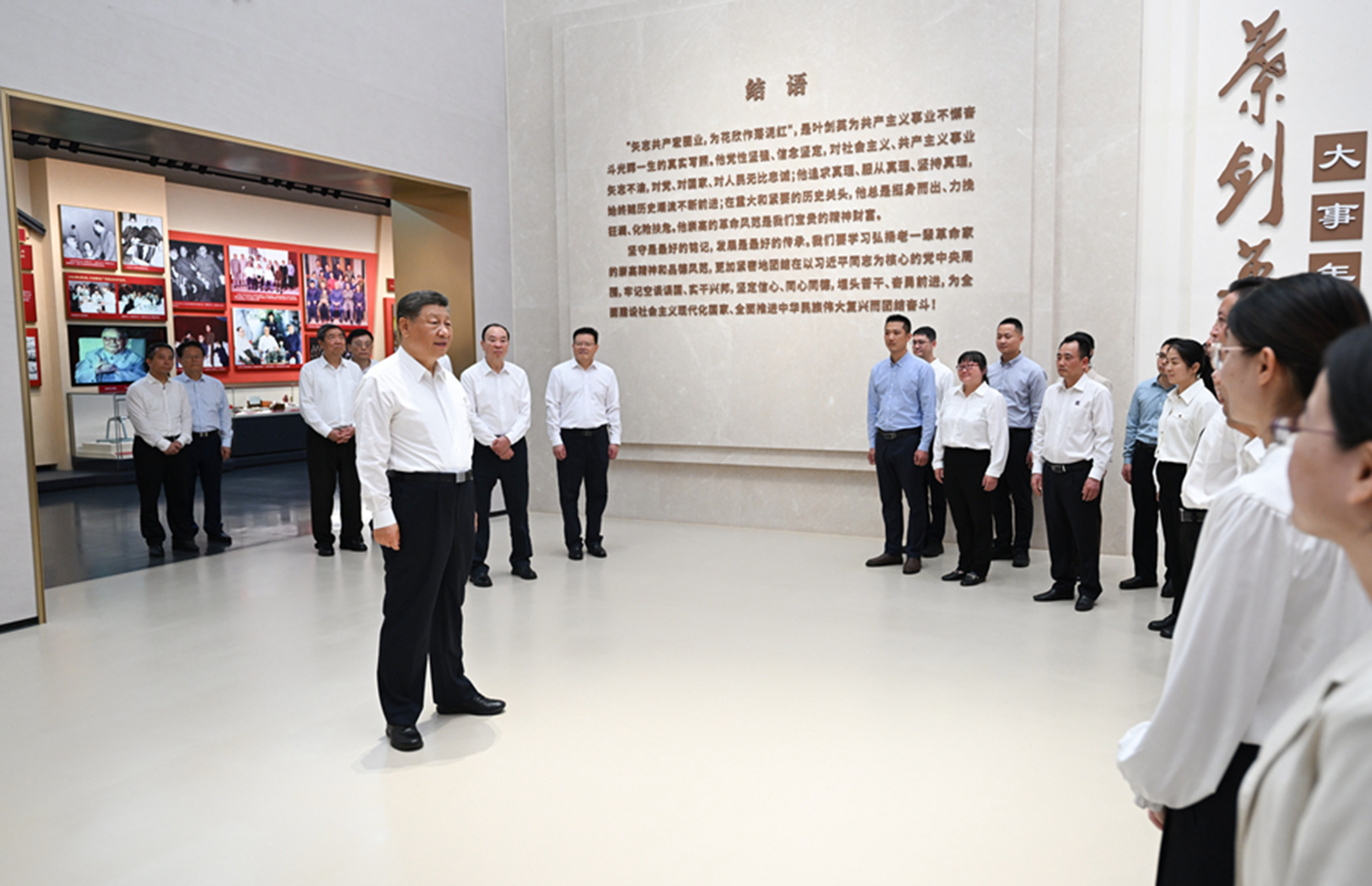 Xi inspeciona Meizhou, da Província de Guangdong, sul da China