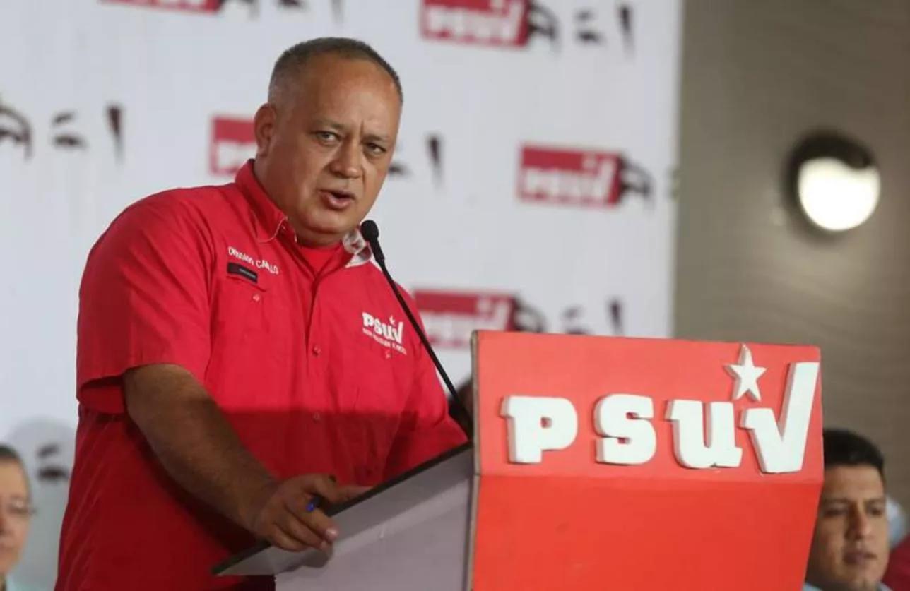 Diosdado Cabello, ministro da Justiça e vice-presidente do PSUV