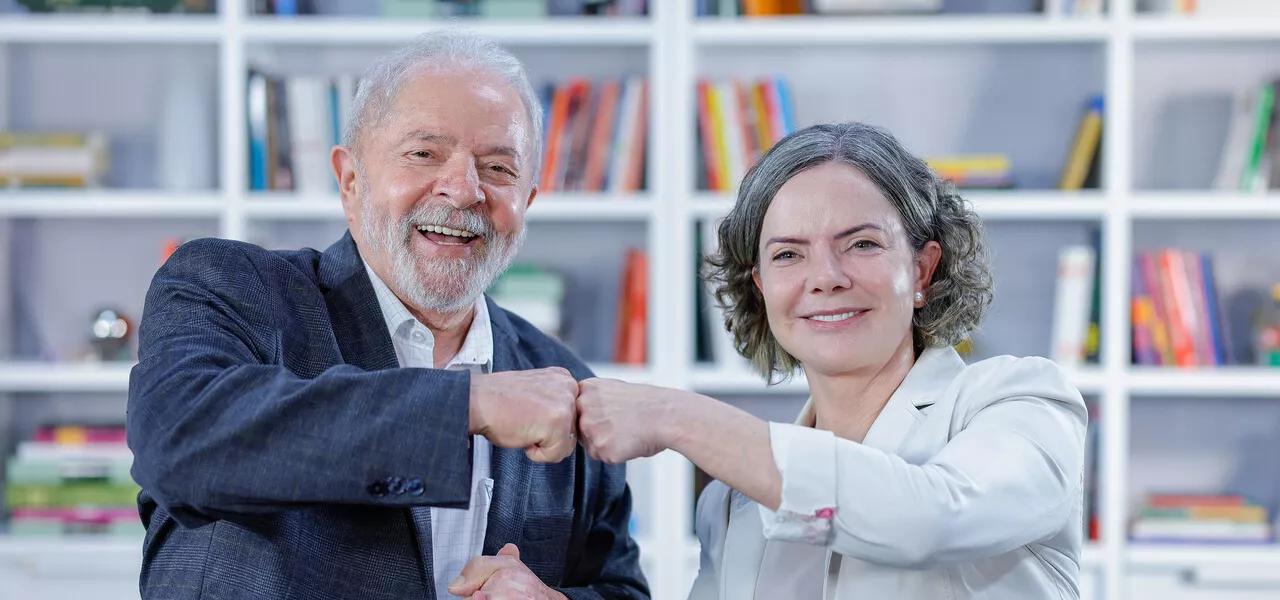 Lula e Gleisi Hoffmann