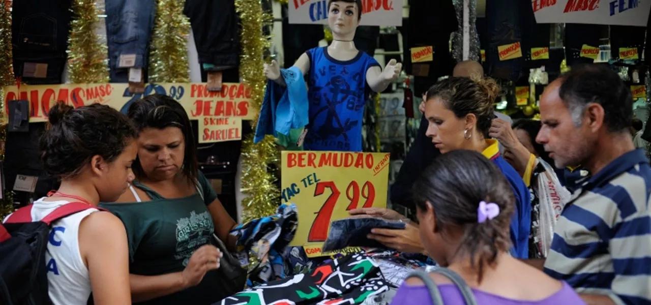 Comércio de rua no Rio de Janeiro 