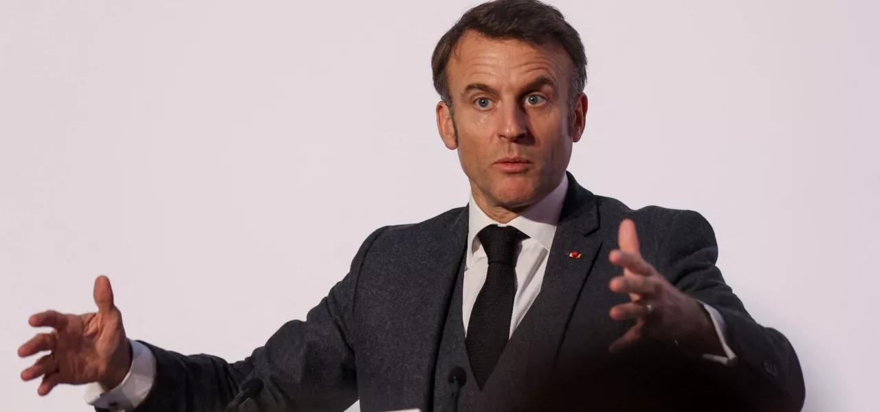 Presidente francês, Emmanuel Macron