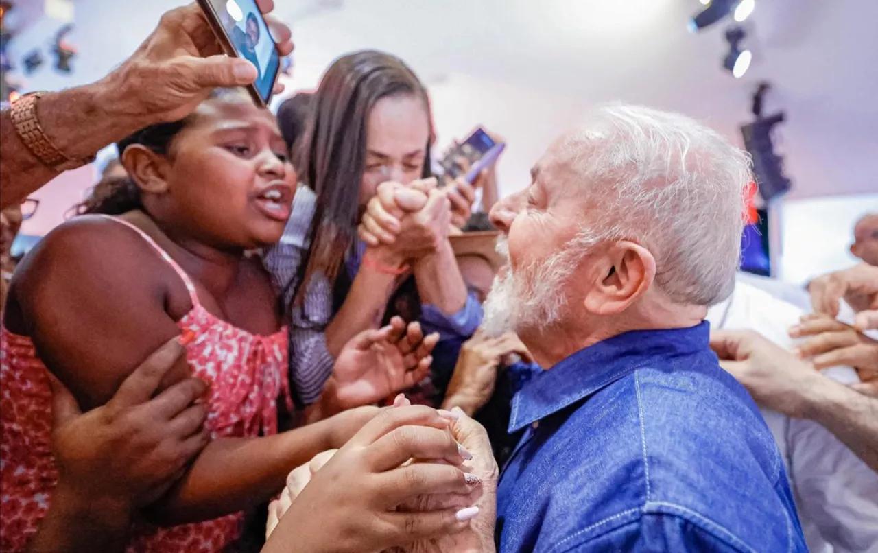 Luiz Inácio Lula da Silva durante evento na Bahia