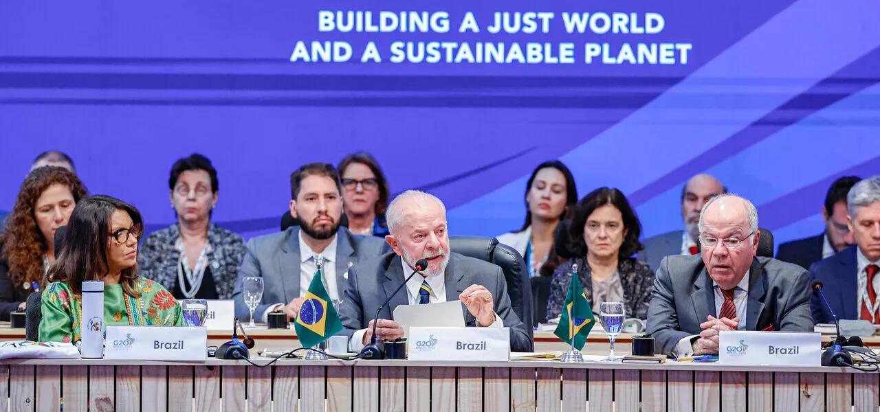 Luiz Inácio Lula da Silva na Reunião Ministerial da Força Tarefa para a Aliança Global contra a Fome e a Pobreza