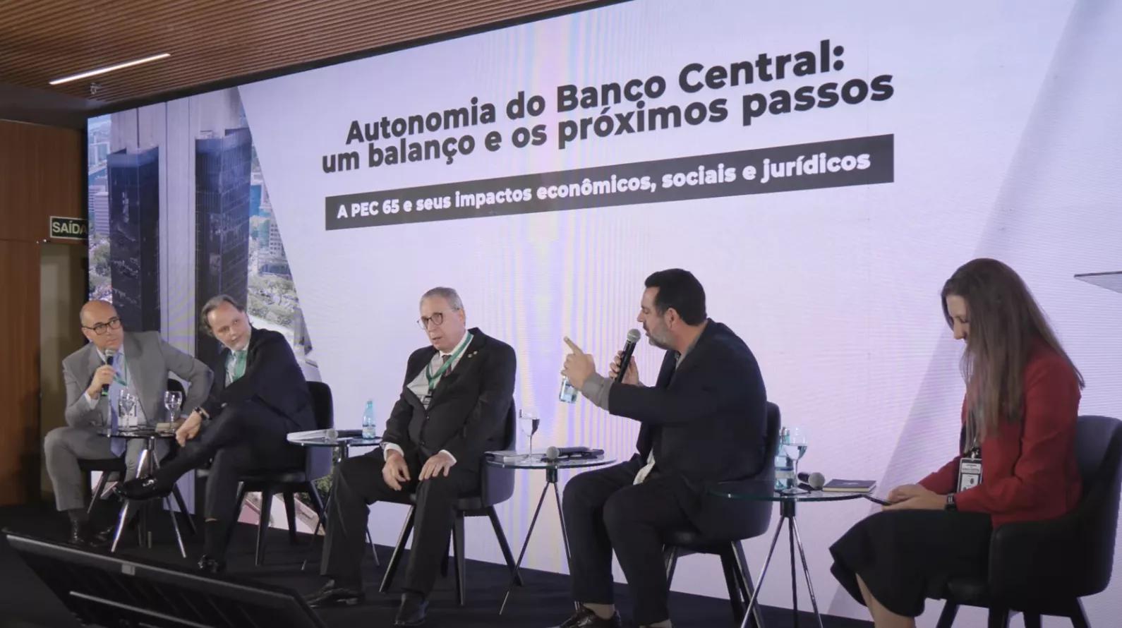 Evento que discute autonomia do BC, promovido pela TV 247, TV Conjur e Prerrogativas, com oferecimento de Vallya e Cerrado Asset, 4 de setembro de 2024, Brasília-DF